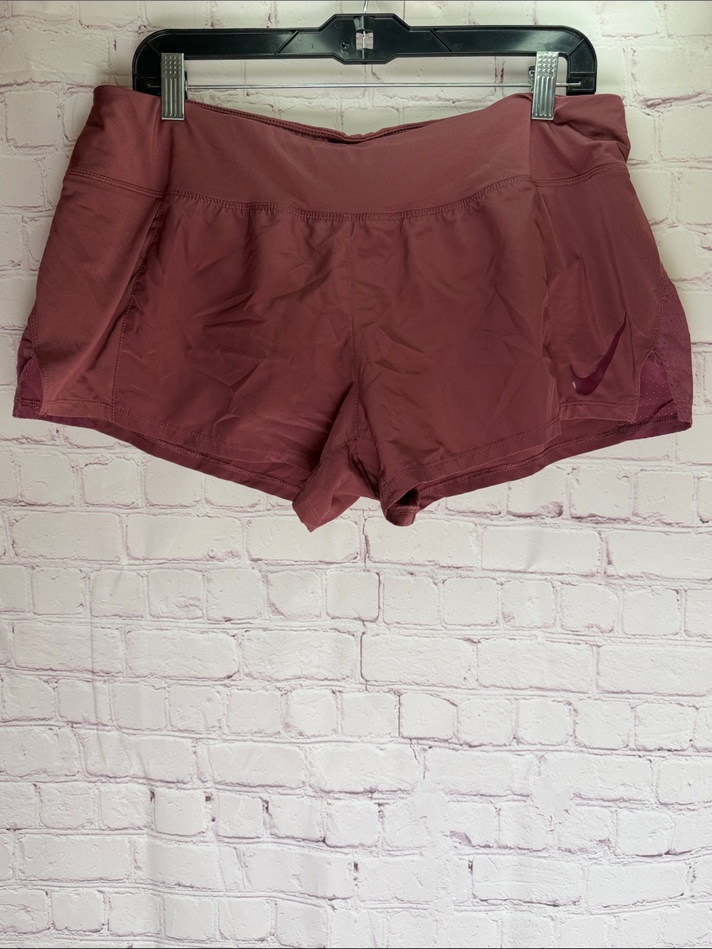 Nike‎ Dri Fit Just Do It Women's Rose Pink Athletic Shorts Woman’s Size XL